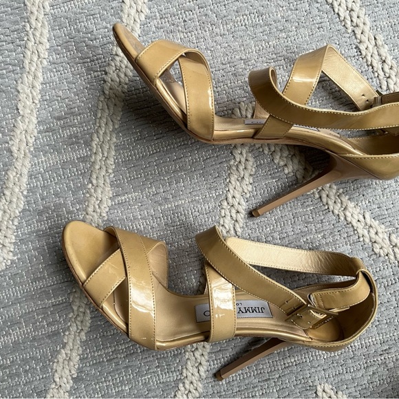 Jimmy Choo patent leather strap heels - Picture 4 of 11